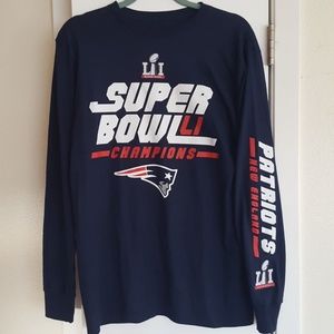 New England Patriots Super Bowl 51 lng sleeve